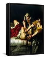 Judith and Holofernes, 1612-21-Artemisia Gentileschi-Framed Stretched Canvas