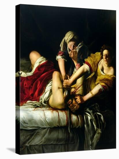 Judith and Holofernes, 1612-21-Artemisia Gentileschi-Stretched Canvas