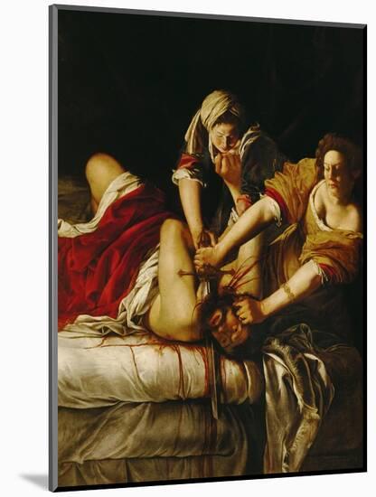 Judith and Holofernes, Around 1620-Artemisia Gentileschi-Mounted Giclee Print