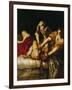 Judith and Holofernes, Around 1620-Artemisia Gentileschi-Framed Premium Giclee Print