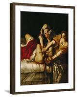 Judith and Holofernes, Around 1620-Artemisia Gentileschi-Framed Giclee Print