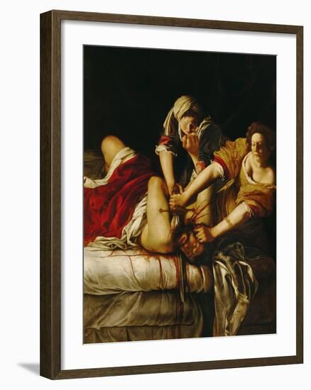 Judith and Holofernes, Around 1620-Artemisia Gentileschi-Framed Giclee Print