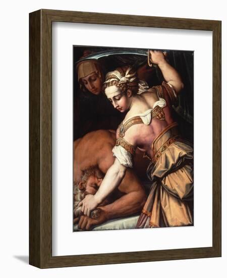 Judith and Holofernes, C.1554-Giorgio Vasari-Framed Giclee Print