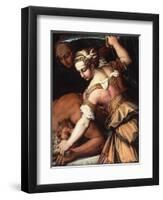 Judith and Holofernes, C.1554-Giorgio Vasari-Framed Giclee Print