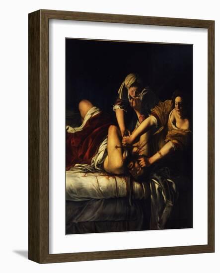 Judith and Holofernes, C. 1621-Artemisia Gentileschi-Framed Giclee Print