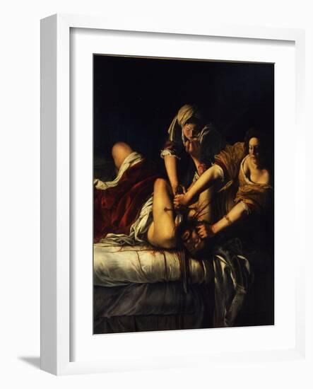 Judith and Holofernes, C. 1621-Artemisia Gentileschi-Framed Giclee Print