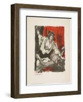 Judith and Holofernes, from Das Buch Judith (The Book of Judith), 1910-Lovis Corinth-Framed Giclee Print