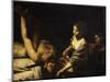 Judith and Holofernes (Judith Kills Holofernes, Assyrian General of Nebuchadnezzar)-Valentin de Boulogne-Mounted Giclee Print