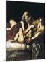 Judith and Holofernes-Artemisia Gentileschi-Mounted Art Print