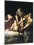 Judith and Holofernes-Artemisia Gentileschi-Mounted Art Print