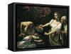 Judith and Holofernes-Caravaggio-Framed Stretched Canvas