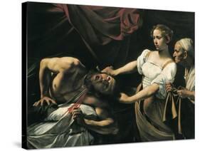 Judith and Holofernes-Caravaggio-Stretched Canvas