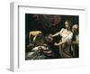 Judith and Holofernes-Caravaggio-Framed Art Print