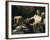 Judith and Holofernes-Caravaggio-Framed Art Print