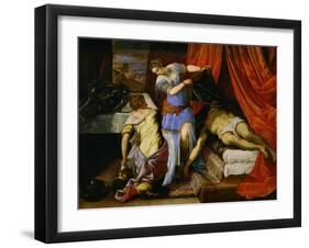 Judith and Holofernes-Jacopo Robusti Tintoretto-Framed Giclee Print