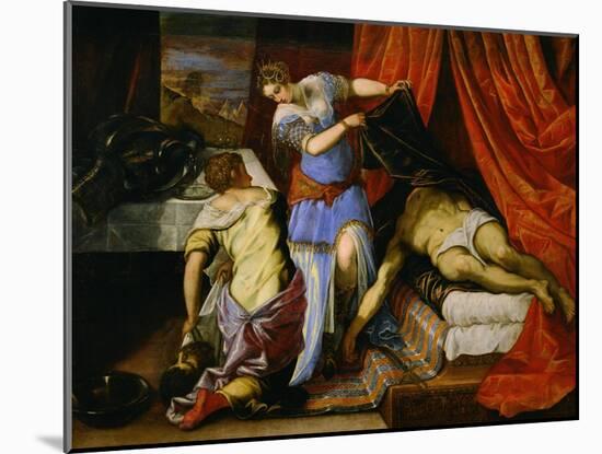 Judith and Holofernes-Jacopo Robusti Tintoretto-Mounted Giclee Print