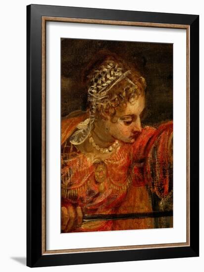 Judith and Holofernes-Jacopo Robusti Tintoretto-Framed Giclee Print