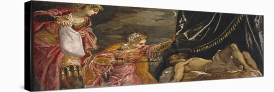 Judith and Holofernes-Jacopo Tintoretto-Stretched Canvas