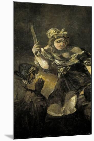 Judith and Holofernes-Francisco de Goya-Mounted Giclee Print