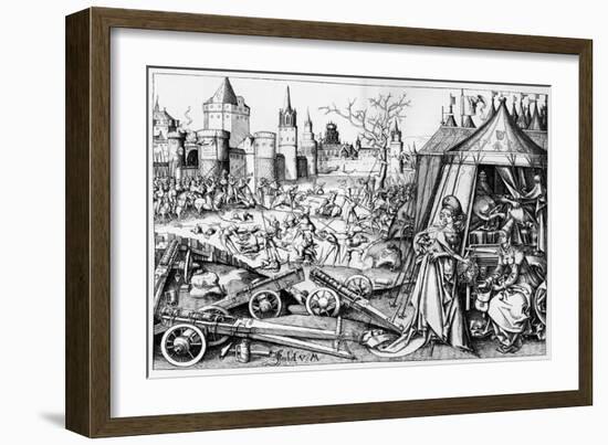 Judith and Holofernes-Israhel van, the younger Meckenem-Framed Giclee Print