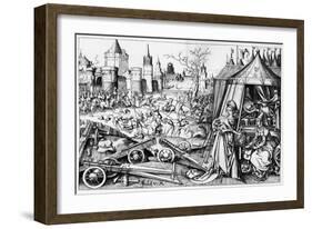 Judith and Holofernes-Israhel van, the younger Meckenem-Framed Giclee Print