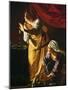 Judith and Maidservant with the Head of Holofernes, c.1625-Artemisia Gentileschi-Mounted Giclee Print