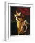 Judith and Maidservant with the Head of Holofernes, c.1625-Artemisia Gentileschi-Framed Premium Giclee Print