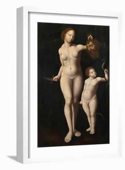 Judith and the Infant Hercules, C. 1525-Meister der Mansi-Magdalena-Framed Giclee Print