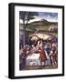 Judith at the Table of Holofernes, 1531-Lucas Cranach the Elder-Framed Giclee Print