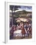 Judith at the Table of Holofernes, 1531-Lucas Cranach the Elder-Framed Giclee Print