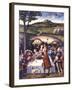 Judith at the Table of Holofernes, 1531-Lucas Cranach the Elder-Framed Giclee Print