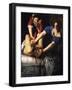 Judith Beheading Holofernes-Artemisia Gentileschi-Framed Premium Giclee Print