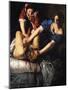 Judith Beheading Holofernes-Artemisia Gentileschi-Mounted Premium Giclee Print