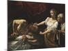 Judith Beheading Holofernes-Caravaggio-Mounted Giclee Print