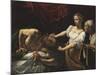 Judith Beheading Holofernes-Caravaggio-Mounted Art Print