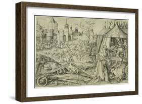 Judith, C.1495 (Engraving on Ivory Laid Paper)-Israhel van, the younger Meckenem-Framed Giclee Print