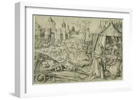 Judith, C.1495 (Engraving on Ivory Laid Paper)-Israhel van, the younger Meckenem-Framed Giclee Print