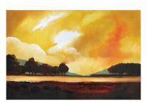 Yellow Sky over the Lake-Judith D'Agostino-Art Print