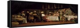 Judith Feasted by Holofernes-Veronese-Framed Stretched Canvas