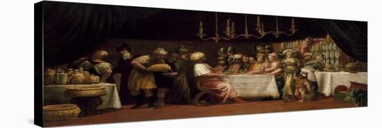 Judith Feasted by Holofernes-Veronese-Stretched Canvas
