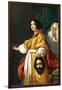 Judith holding head of Holofernes-Cristofano Allori-Framed Giclee Print