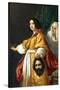 Judith holding head of Holofernes-Cristofano Allori-Stretched Canvas