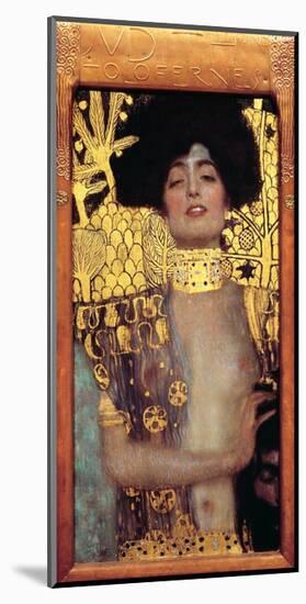Judith I-Gustav Klimt-Mounted Art Print