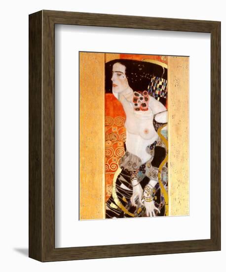 Judith II-Gustav Klimt-Framed Art Print