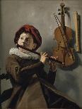 Boy Playing the Flute-Judith Leyster-Giclee Print