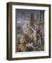 Judith Showing the Head of Holofernes to the Jewish People, 1876-Cesare Mariani-Framed Giclee Print