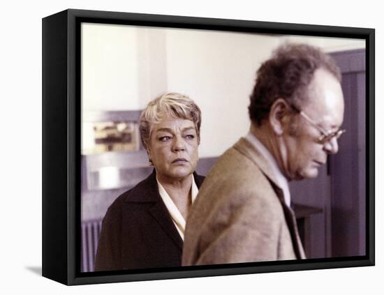 Judith Therpauve by PatriceChereau with Simone Signoret, 1978 (photo)-null-Framed Stretched Canvas