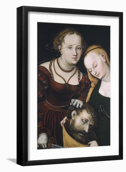 Judith with Head of Holofernes-Lucas Cranach Elder-Framed Giclee Print