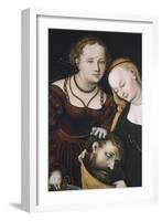 Judith with Head of Holofernes-Lucas Cranach Elder-Framed Giclee Print