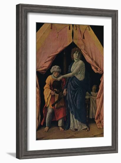 'Judith with the Head of Holofernes', 1495-1500-Andrea Mantegna-Framed Giclee Print